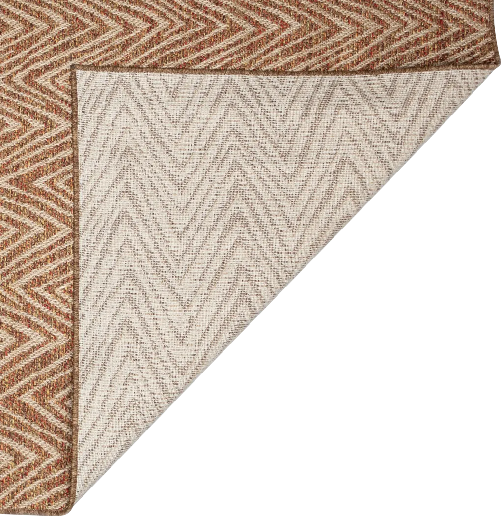 Othadan Rust 7'10 x 9'10 Indoor/Outdoor Rug - Thumbnail - Image 4