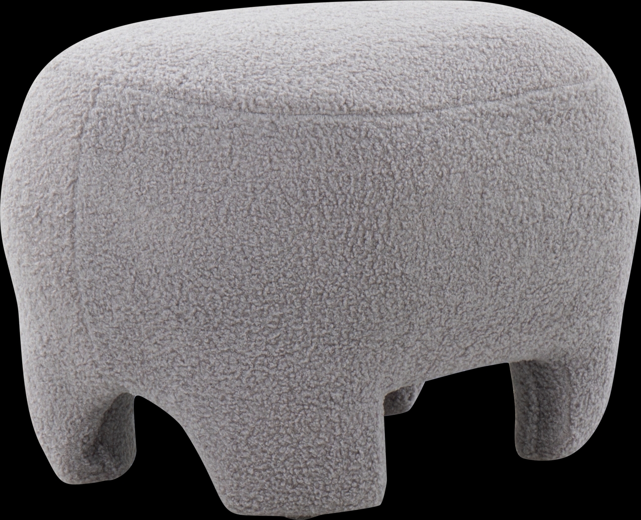 Otranto Gray Ottoman - Thumbnail - Image 1