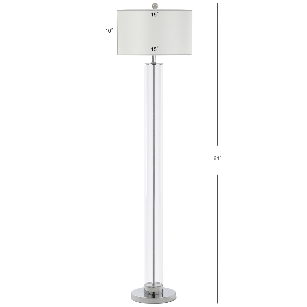 Otsego Summit Silver Floor Lamp - Thumbnail - Image 2