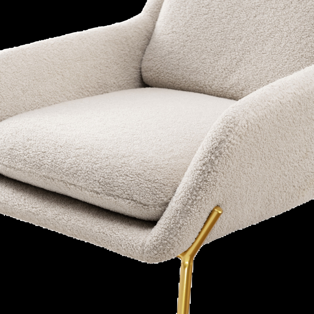 Otterbury Cream Accent Chair - Thumbnail - Image 4