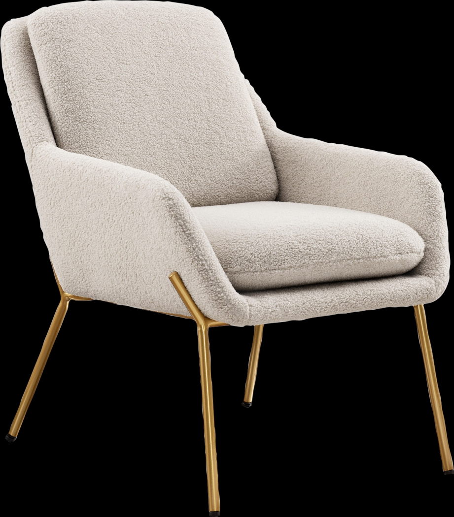 Otterbury Cream Accent Chair - Thumbnail - Image 5