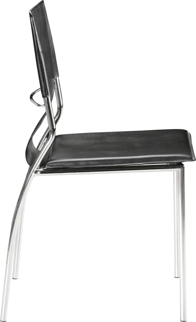 Ottoline Black Side Chair, Set of 4 - Thumbnail - Image 2