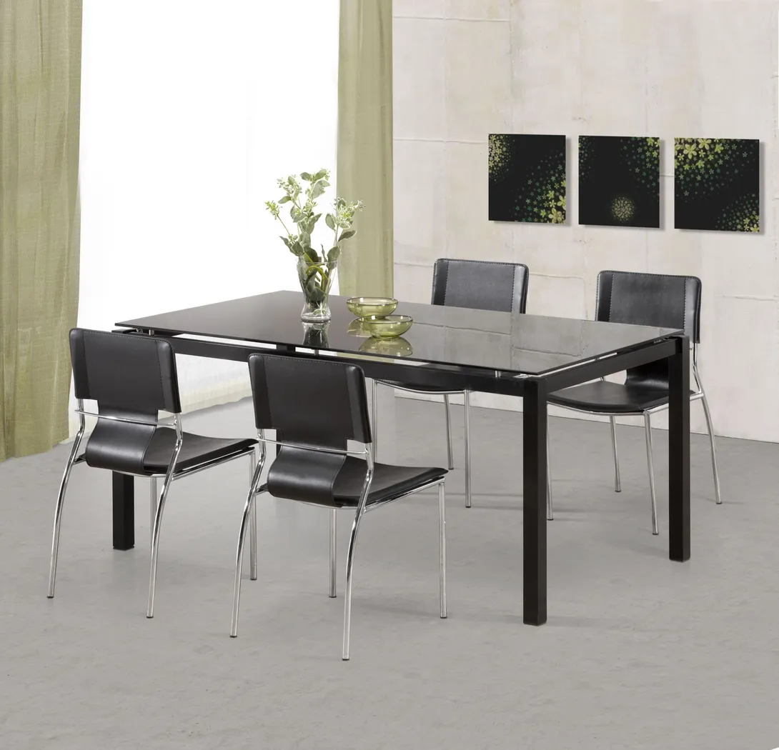 Ottoline Black Side Chair, Set of 4 - Thumbnail - Image 5