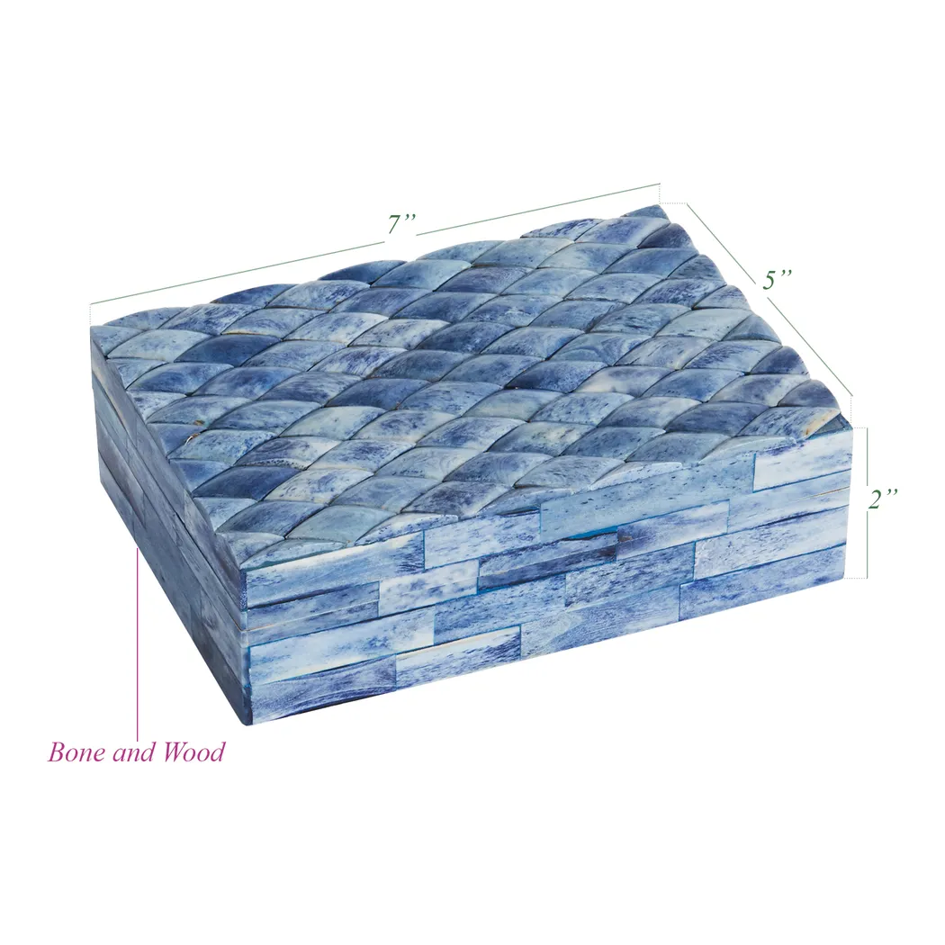 Ourlane Blue Decorative Box - Thumbnail - Image 3