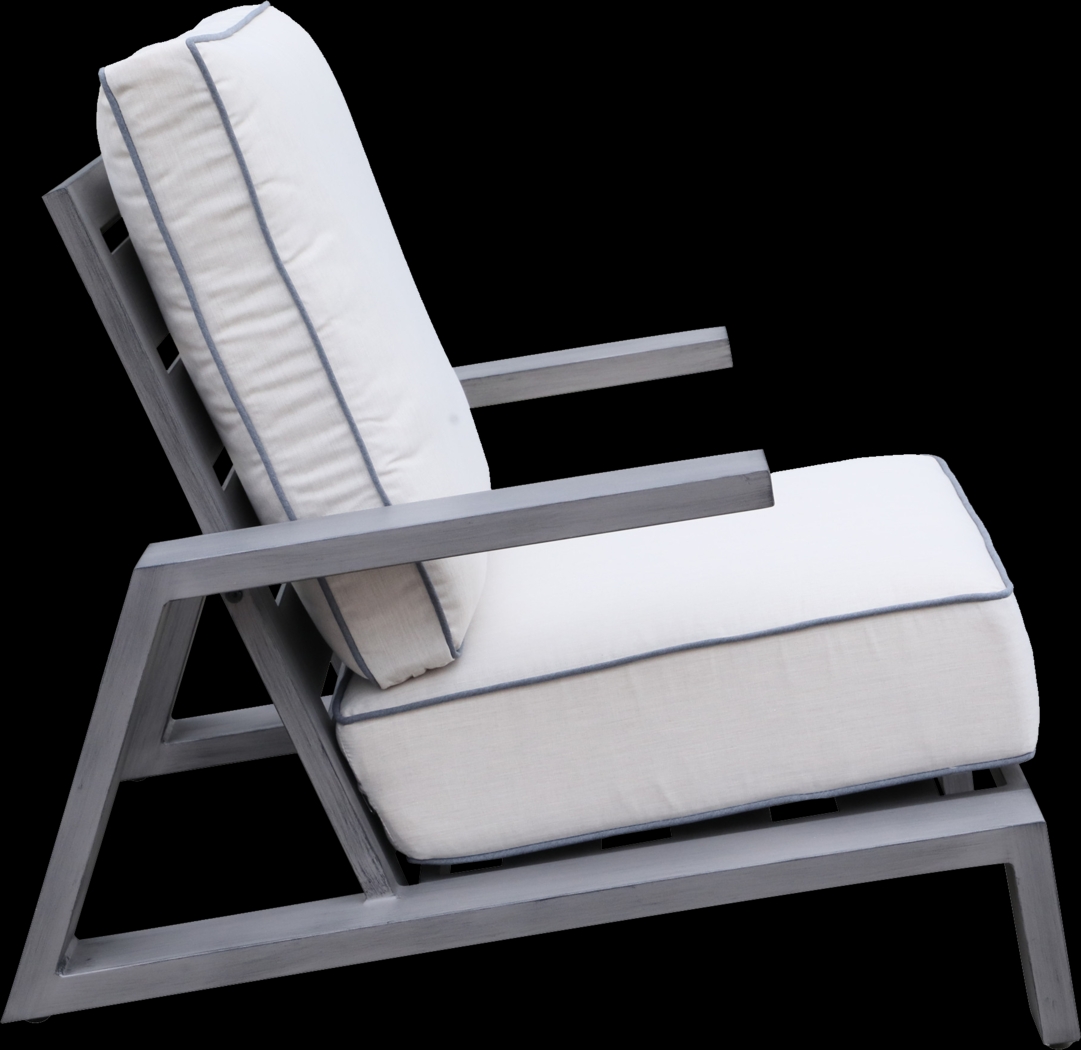 Outdoor Adelpha Gray Club Chair - Thumbnail - Image 3
