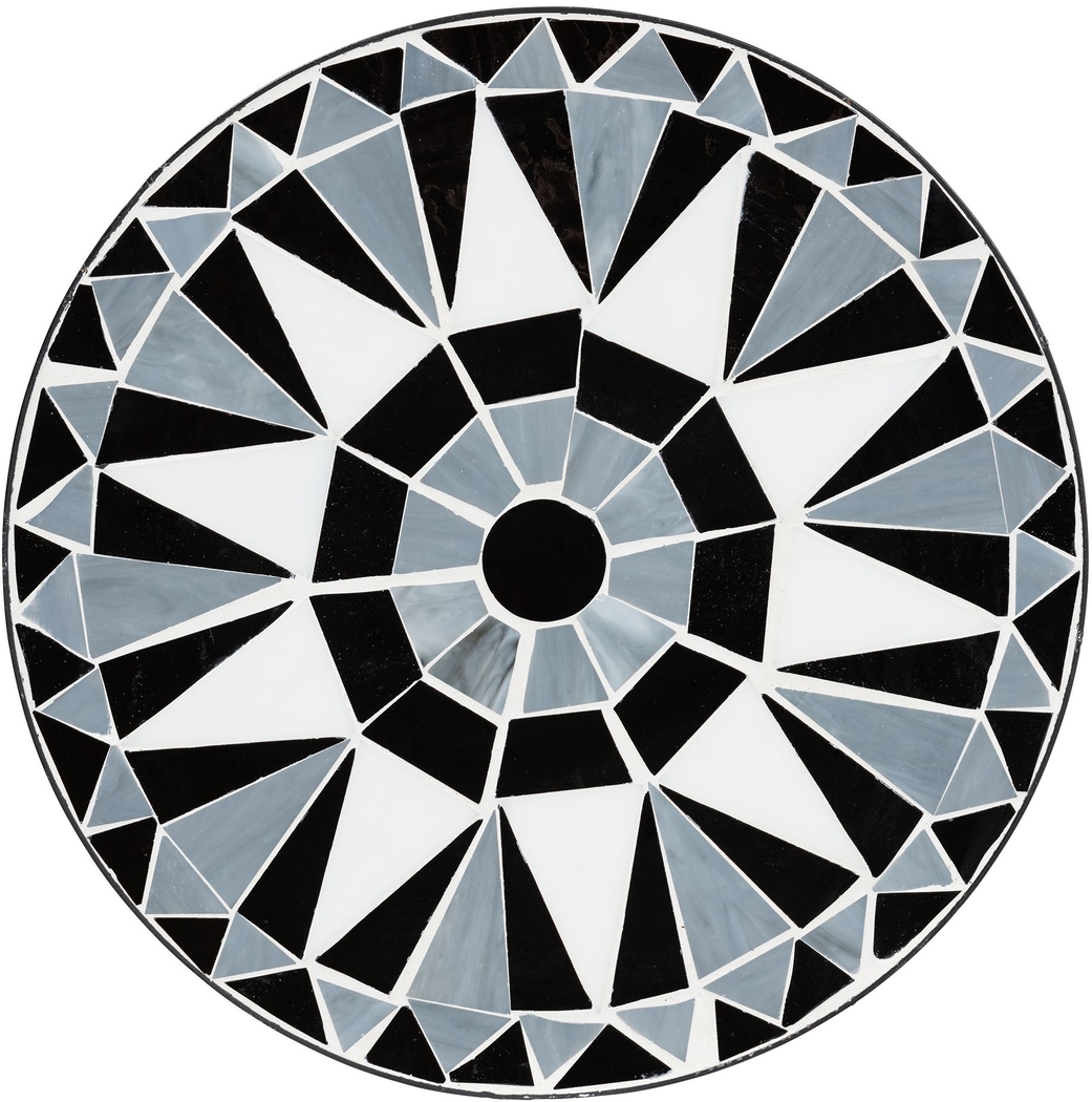 Outdoor Adenleah Black Side Table - Thumbnail - Image 4