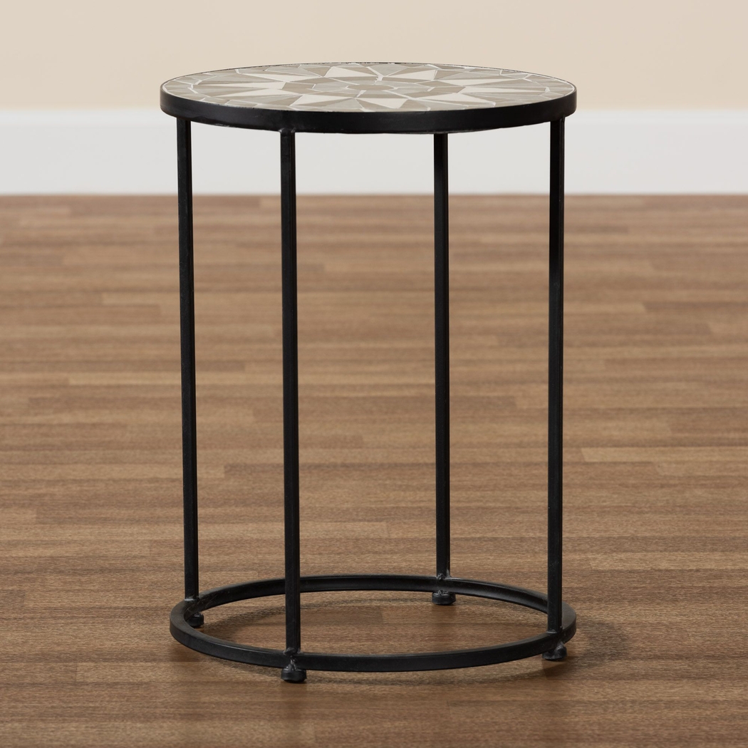 Outdoor Adenleah Black Side Table - Thumbnail - Image 5