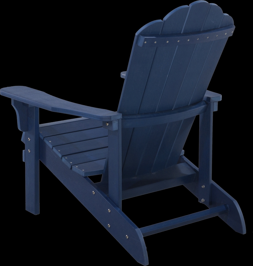 Outdoor Adenmore Blue Adirondack Chair - Thumbnail - Image 4