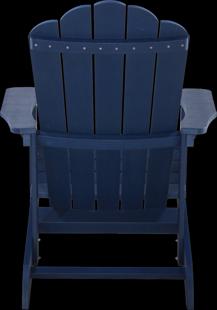 Outdoor Adenmore Blue Adirondack Chair - Thumbnail - Image 5