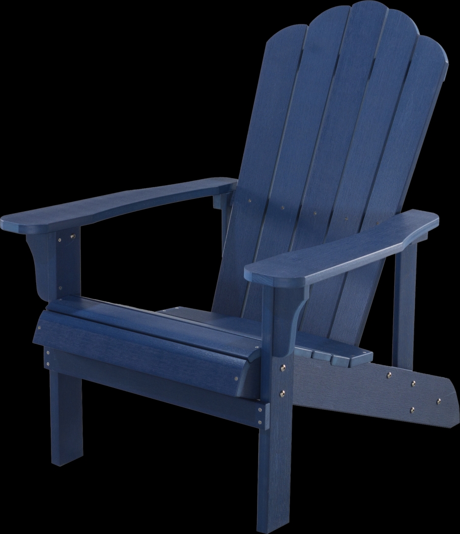 Outdoor Adenmore Blue Adirondack Chair - Thumbnail - Image 1