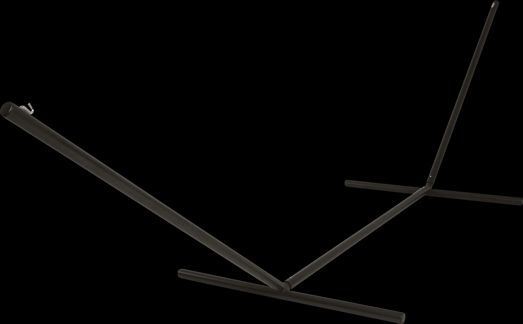 Outdoor Aegaeon Black Metal Hammock Stand - Thumbnail - Image 1