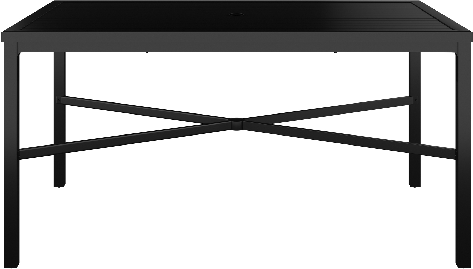 Outdoor Aisne Black 7 Pc Dining Set - Thumbnail - Image 2