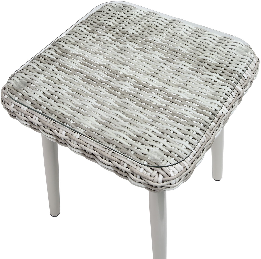 Outdoor Alayza Beige 3 Pc Seating Set - Thumbnail - Image 9