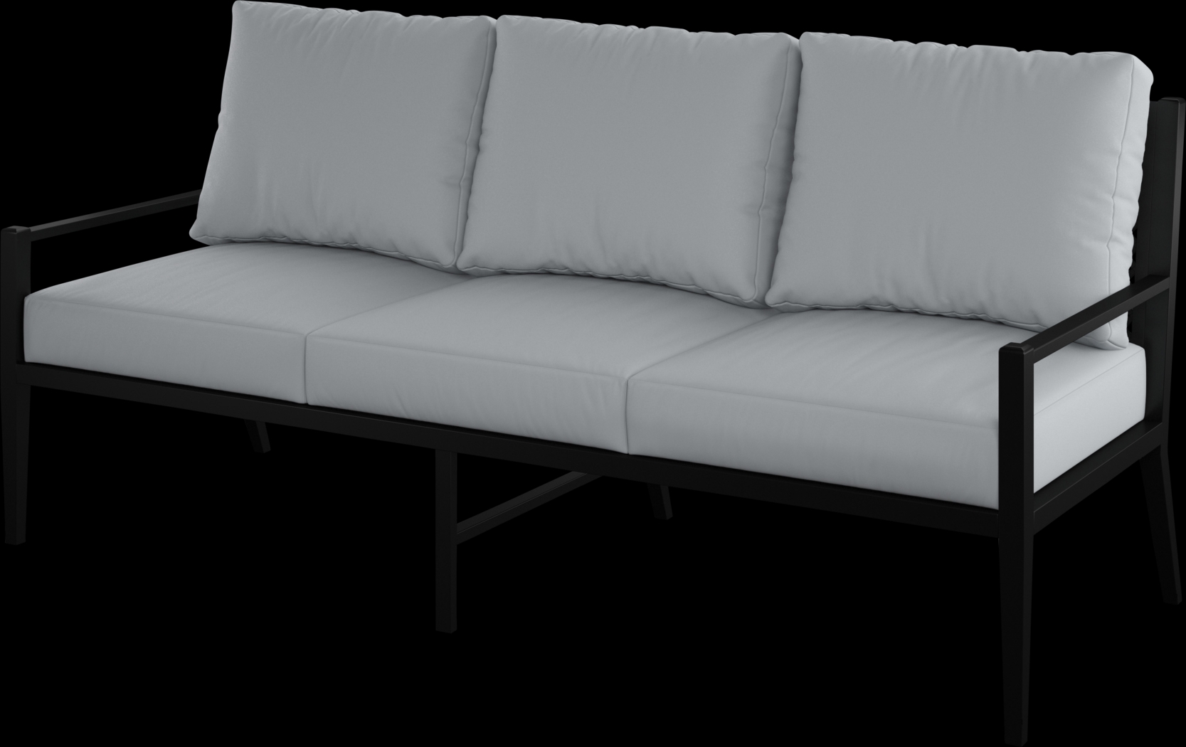 Outdoor Alberni White Sofa - Thumbnail - Image 1