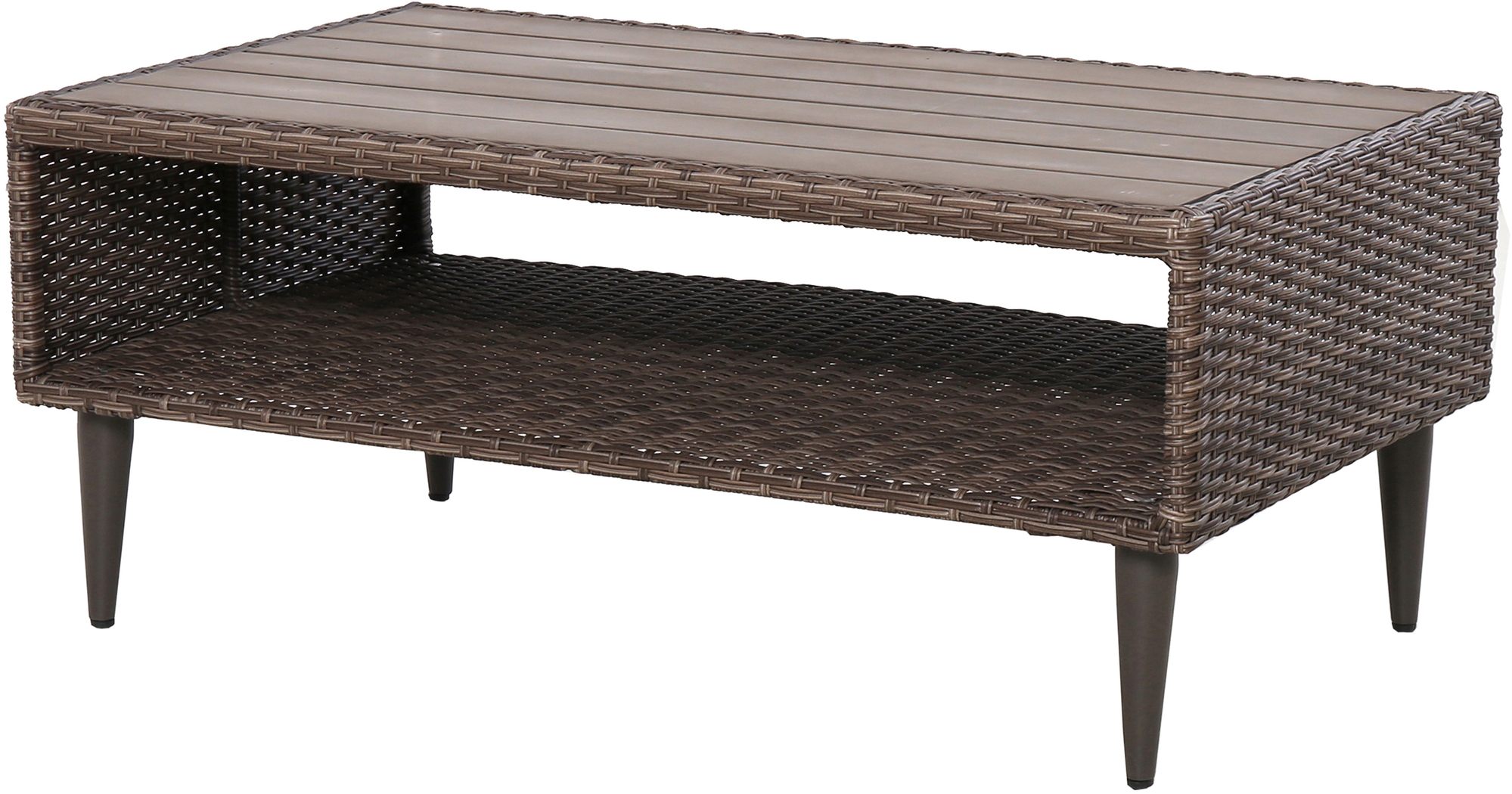 Outdoor Aleran Brown Cocktail Table - Thumbnail - Image 5