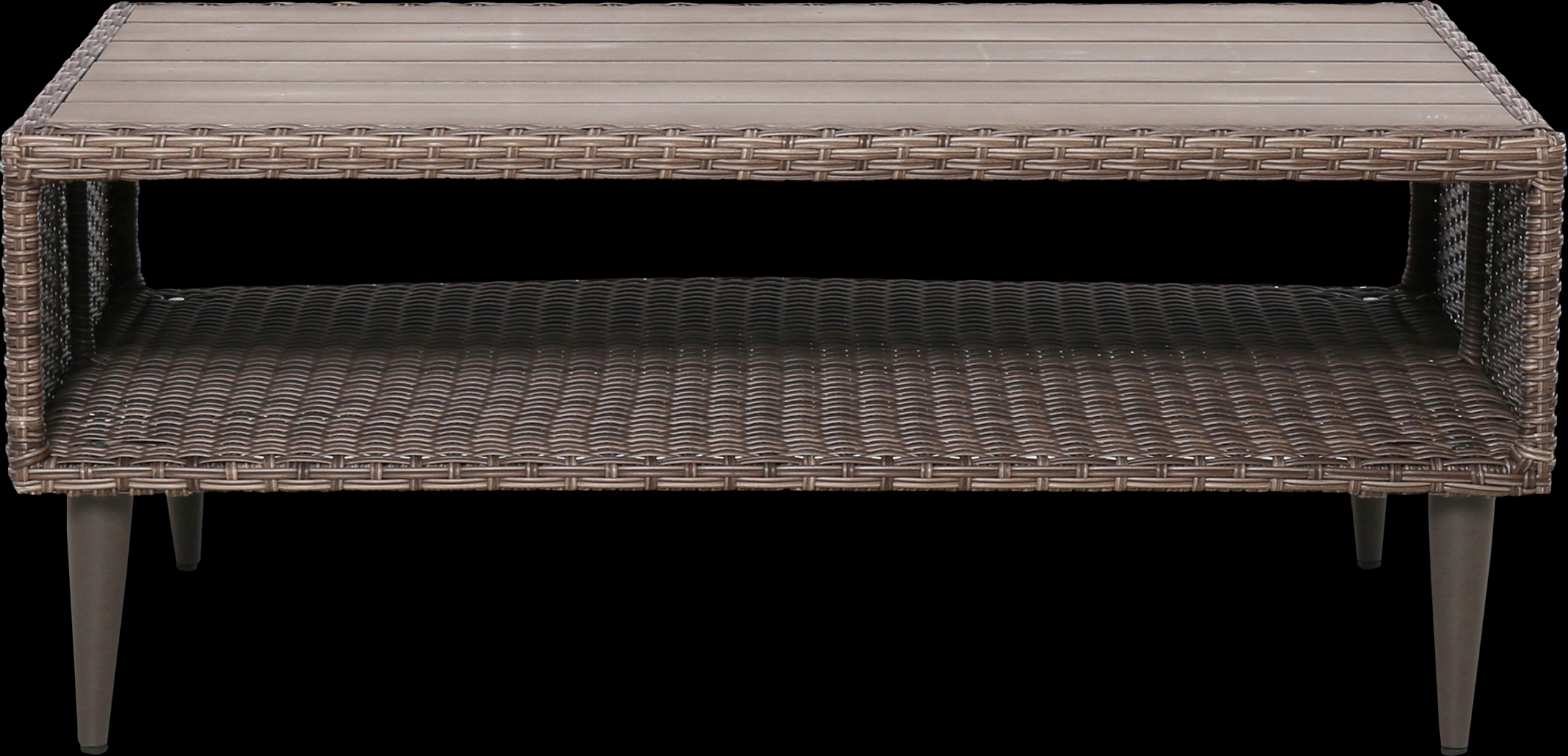 Outdoor Aleran Brown Cocktail Table - Thumbnail - Image 1