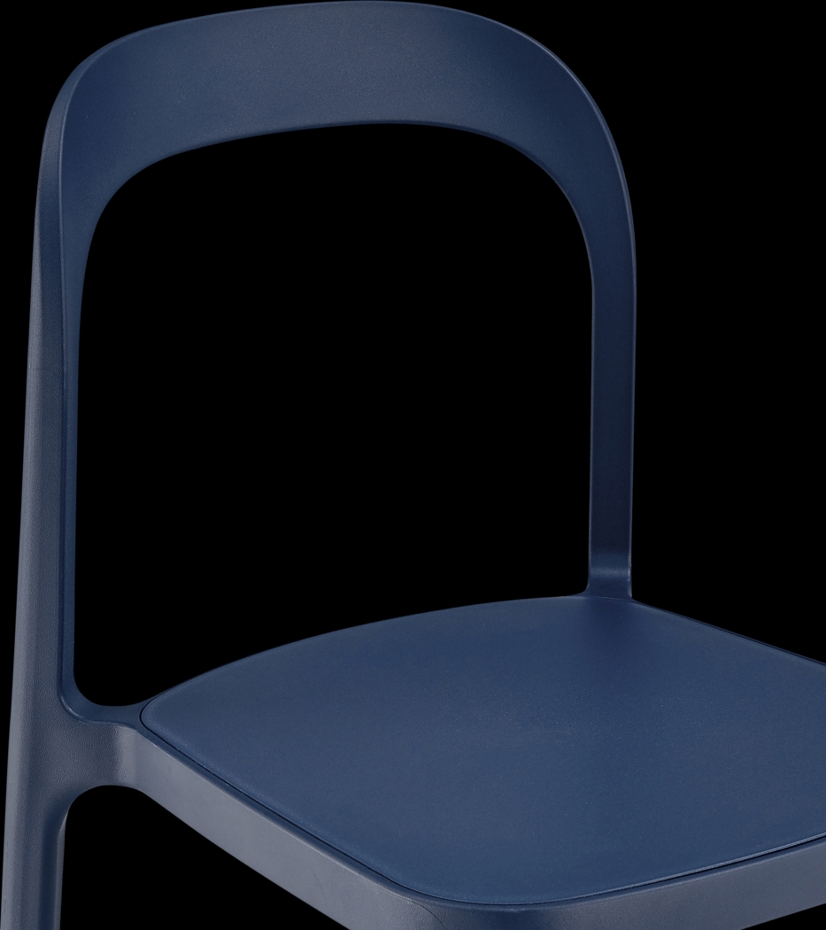 Outdoor Alether Blue Side Chair, Set of 2 - Thumbnail - Image 9