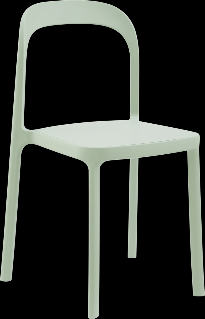 Outdoor Alether Mint Green Side Chair, Set of 2 - Thumbnail - Image 4