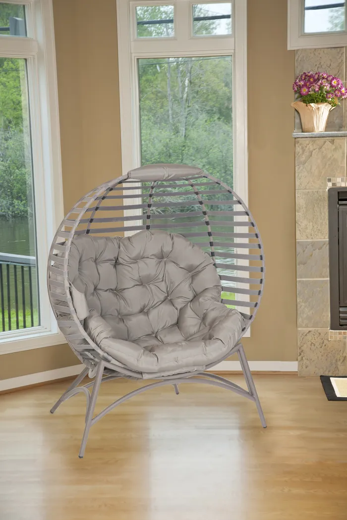 Outdoor Altgeld Beige Accent Chair - Thumbnail - Image 13