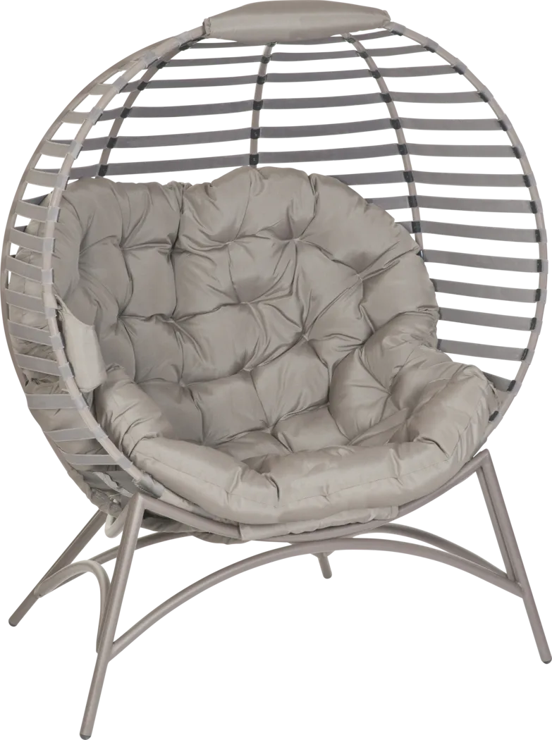 Outdoor Altgeld Beige Accent Chair - Thumbnail - Image 1