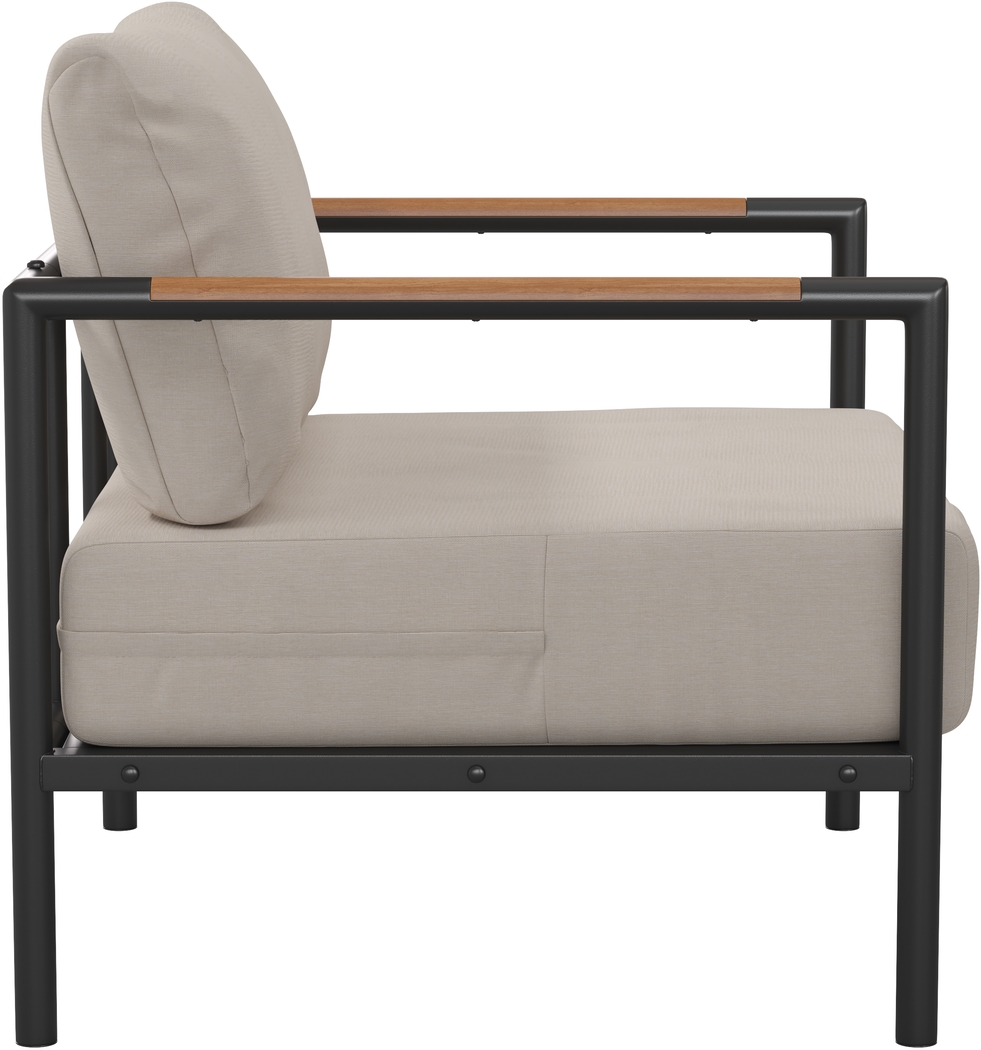 Outdoor Annelan Beige Accent Chair - Thumbnail - Image 2