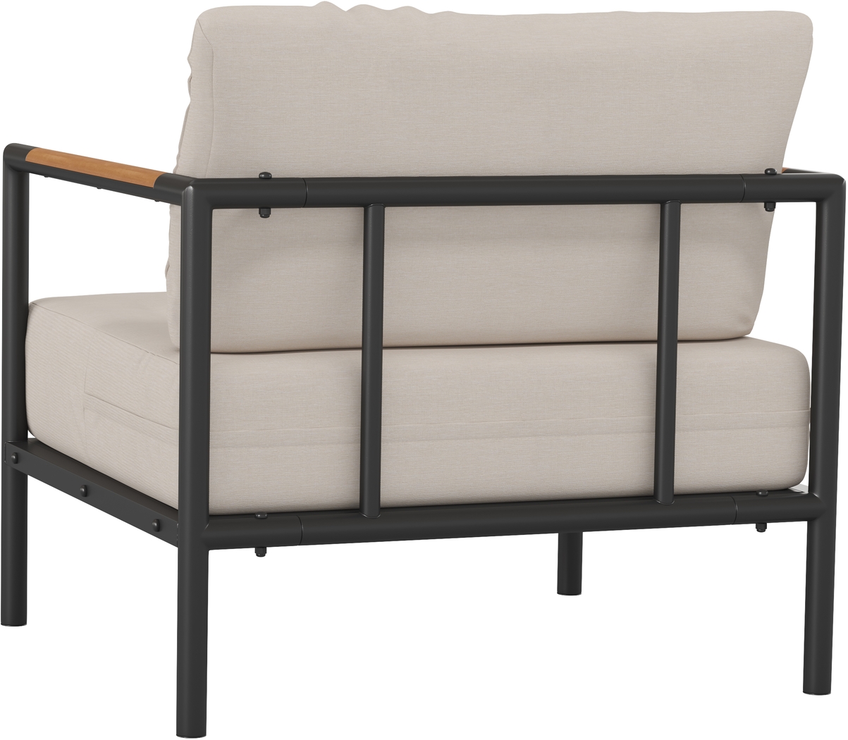 Outdoor Annelan Beige Accent Chair - Thumbnail - Image 3