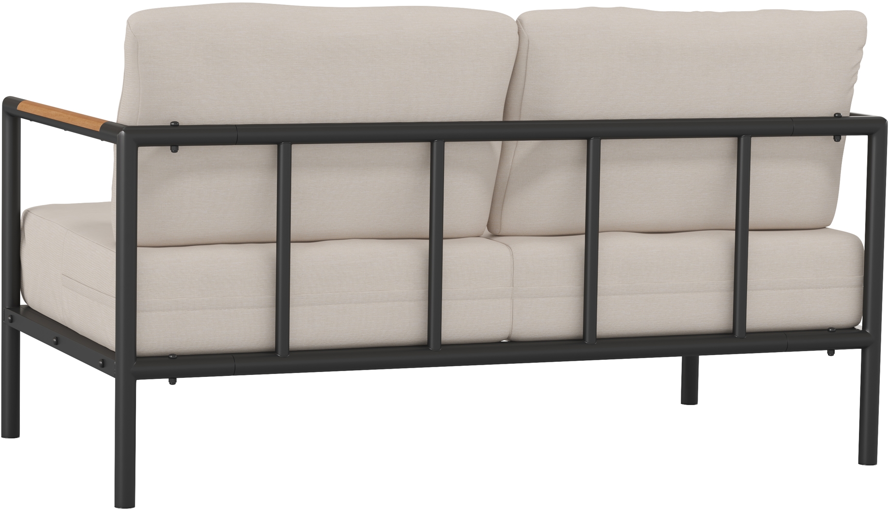 Outdoor Annelan Beige Loveseat - Thumbnail - Image 3