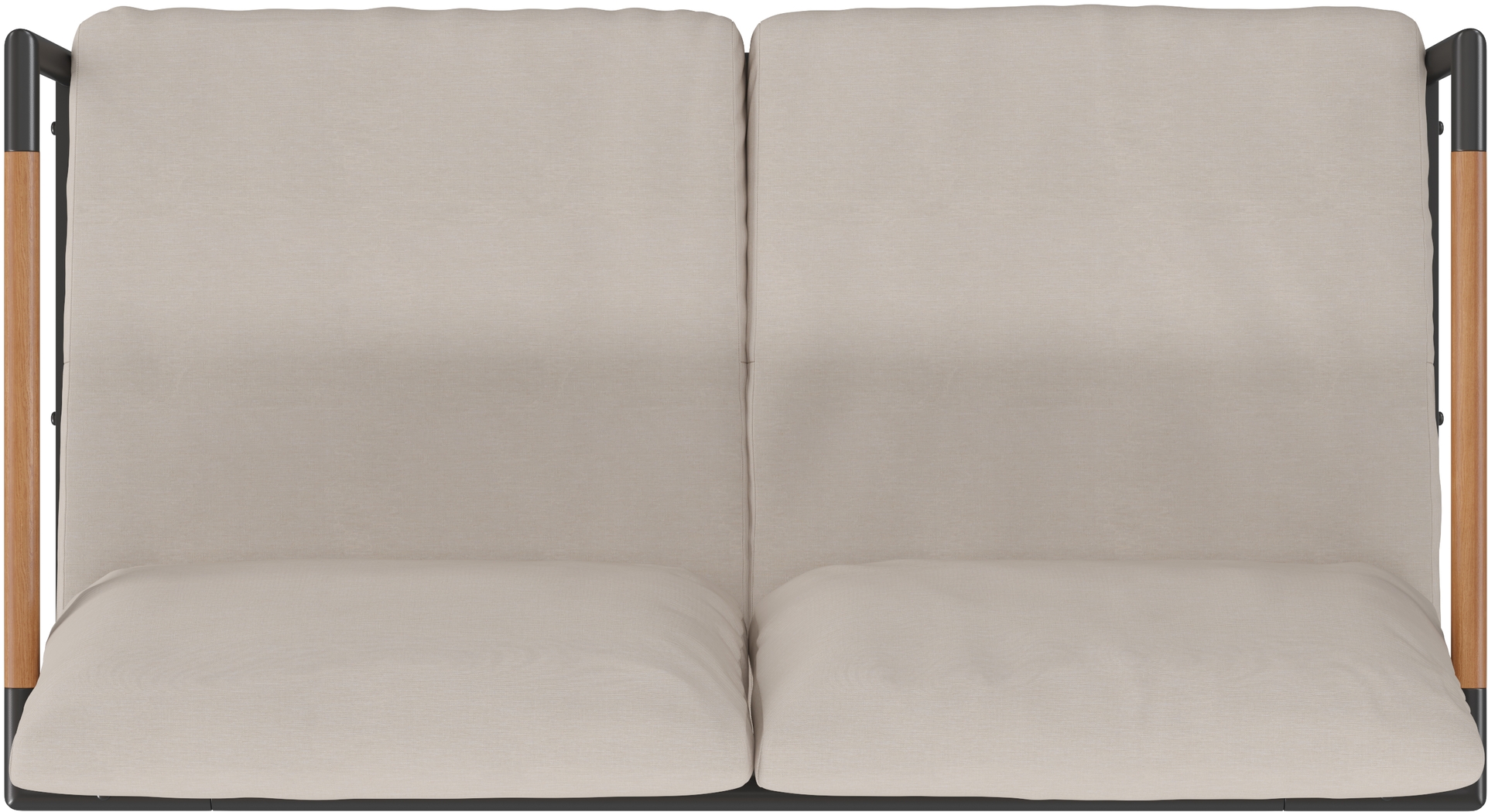 Outdoor Annelan Beige Loveseat - Thumbnail - Image 5