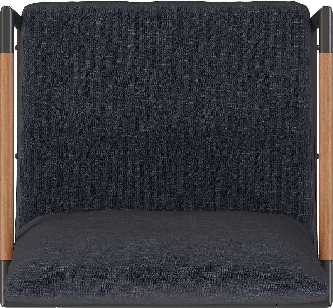 Outdoor Annelan Black Accent Chair - Thumbnail - Image 5