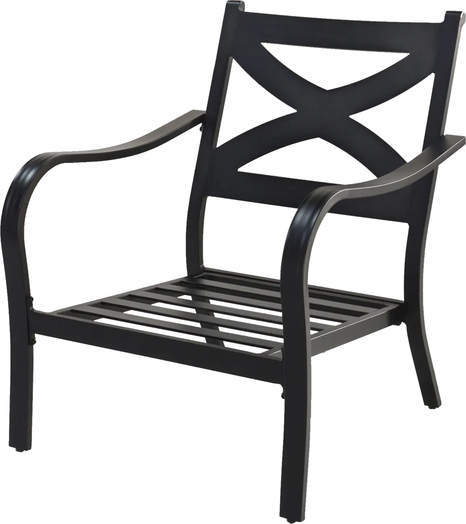 Outdoor Anola Blue Club Chair, Set of 2 - Thumbnail - Image 6