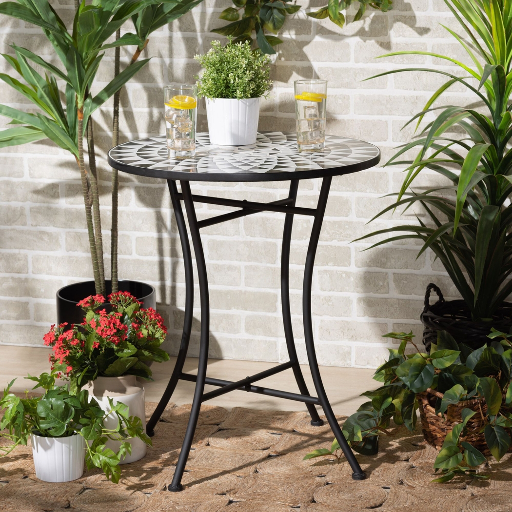 Outdoor Antina Black Dining Table - Thumbnail - Image 5