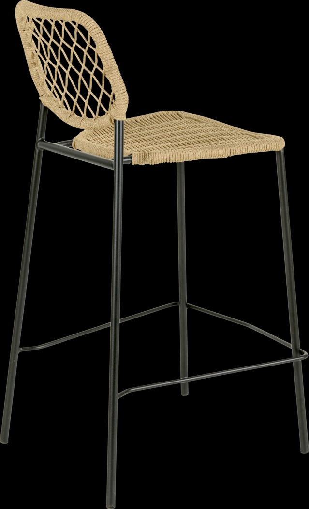 Outdoor Aquetong Brown Counter Stool - Thumbnail - Image 4