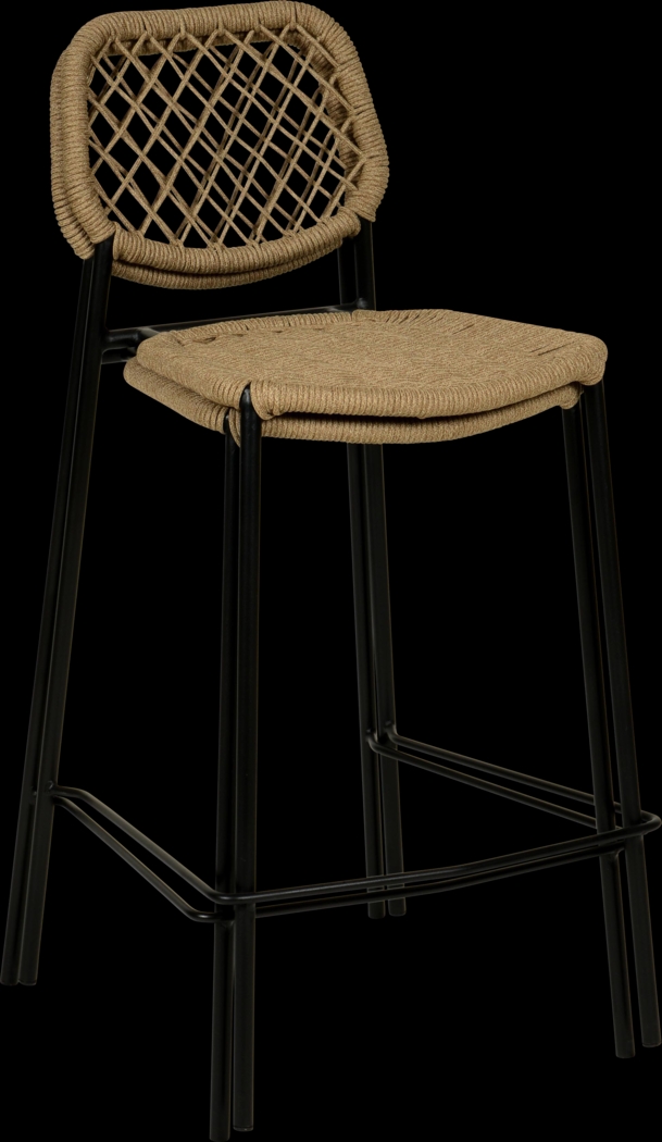 Outdoor Aquetong Brown Counter Stool - Thumbnail - Image 5