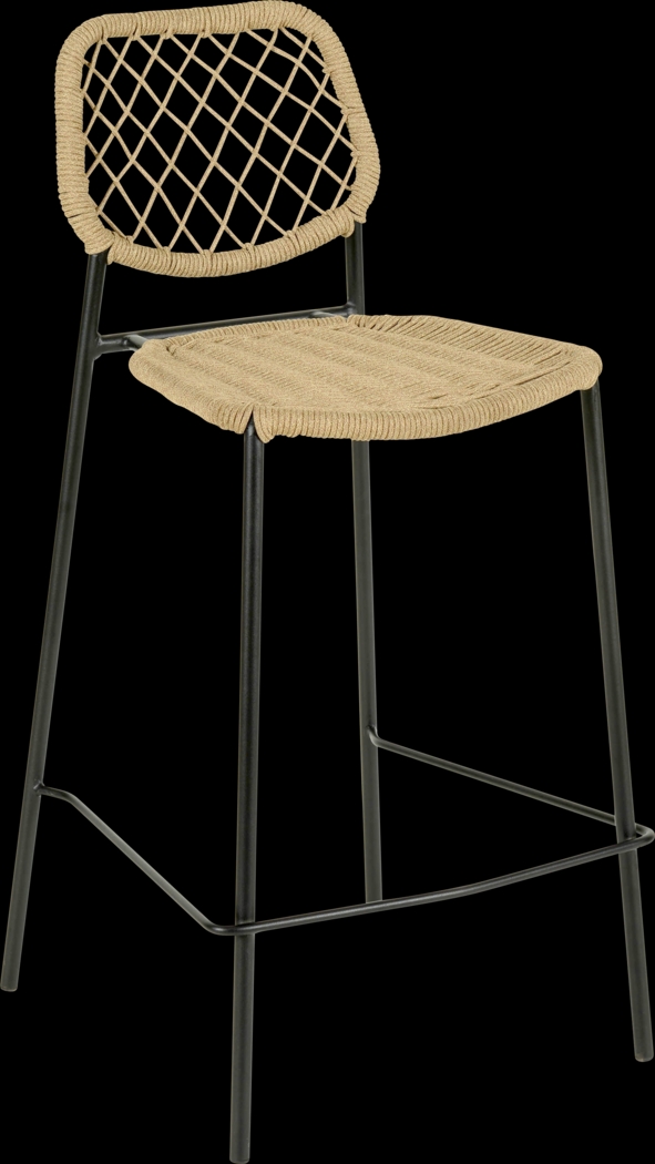 Outdoor Aquetong Brown Counter Stool - Thumbnail - Image 1