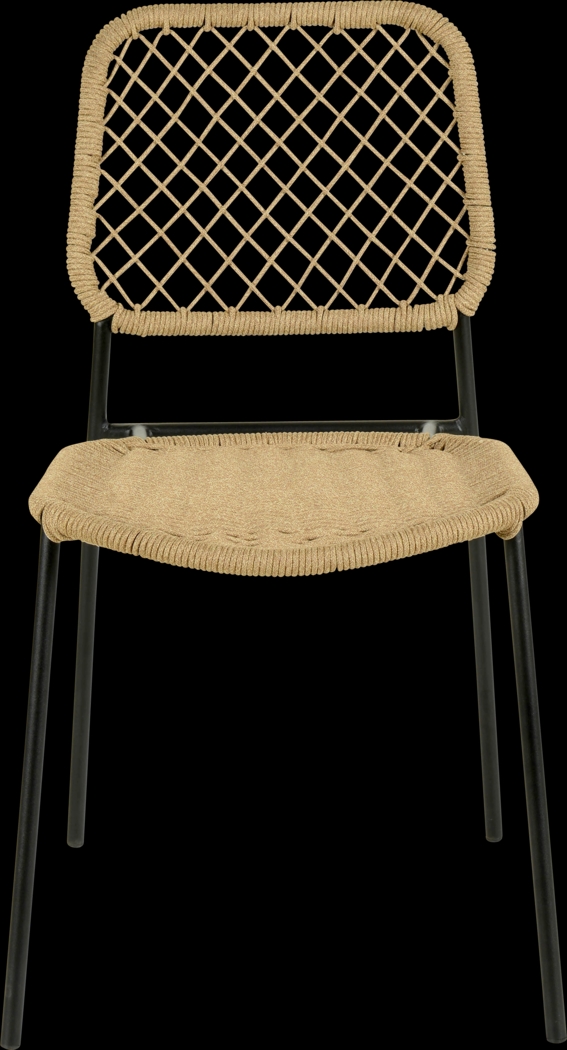 Outdoor Aquetong Brown Dining Chair - Thumbnail - Image 2