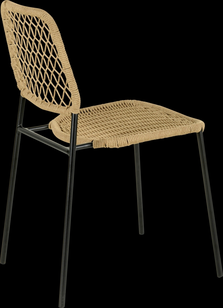Outdoor Aquetong Brown Dining Chair - Thumbnail - Image 3