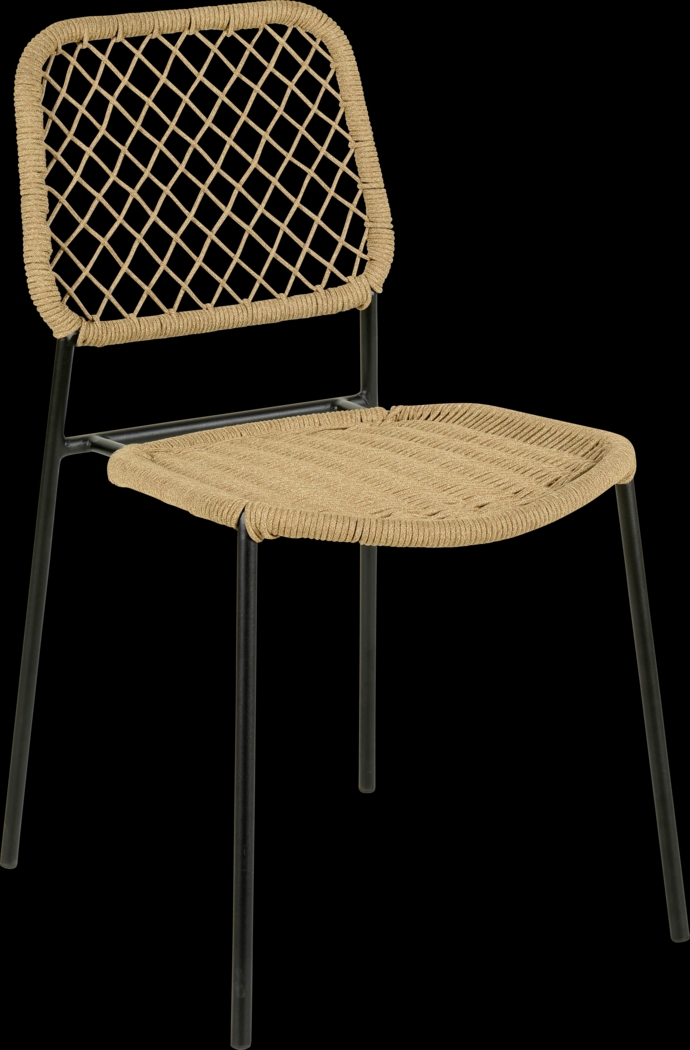 Outdoor Aquetong Brown Dining Chair - Thumbnail - Image 1