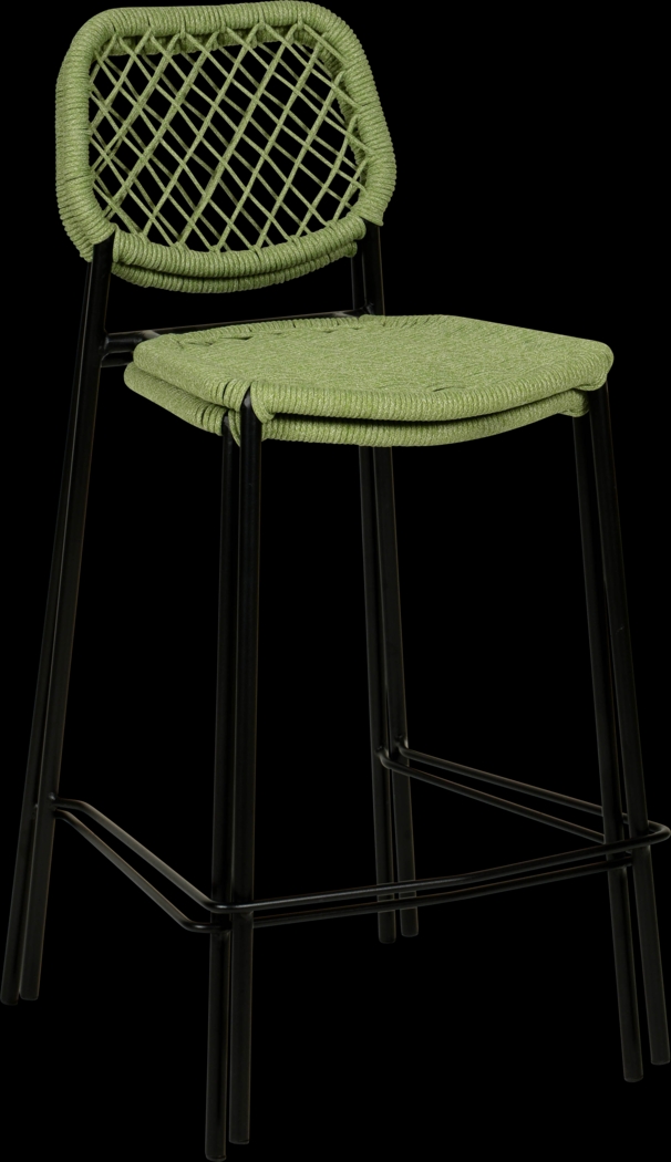 Outdoor Aquetong Green Counter Stool - Thumbnail - Image 5