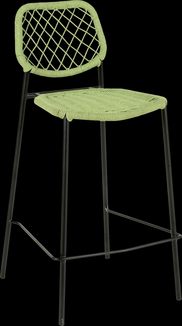 Outdoor Aquetong Green Counter Stool - Thumbnail - Image 1
