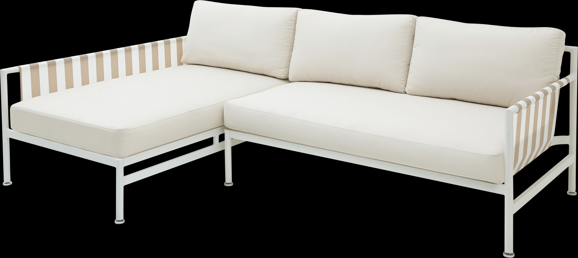 Outdoor Arboleda Cream 2 Pc Left Arm Chaise Sectional - Thumbnail - Image 4