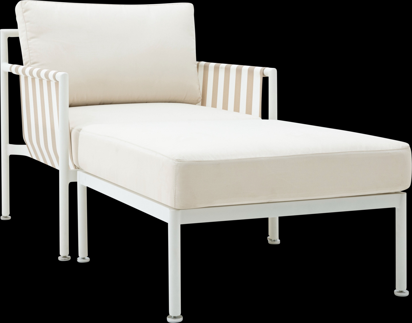 Outdoor Arboleda Cream Chaise - Thumbnail - Image 1