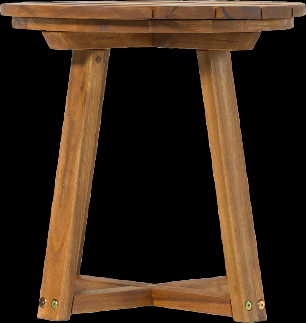 Outdoor Arborhazy Brown End Table - Thumbnail - Image 4