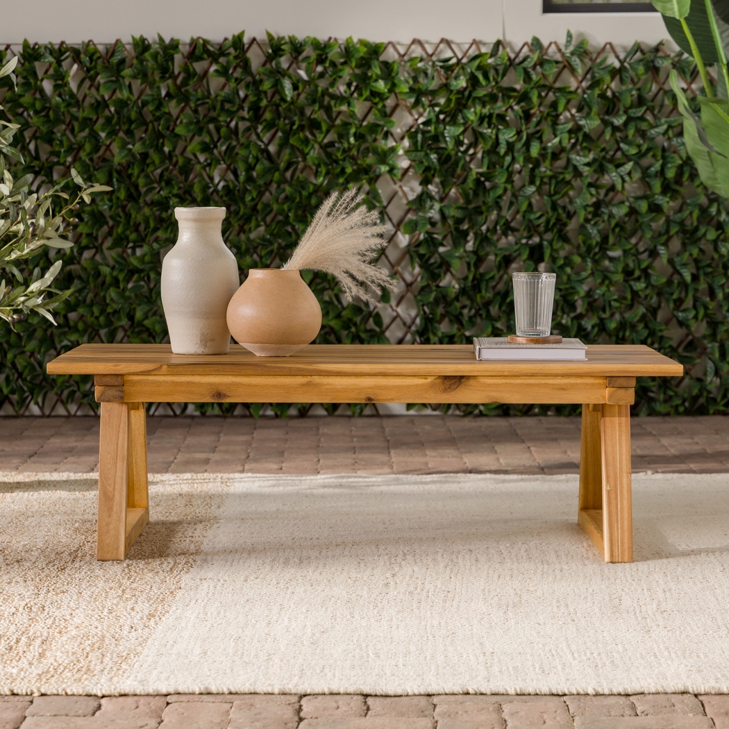 Outdoor Arborhazy Natural Cocktail Table - Thumbnail - Image 2