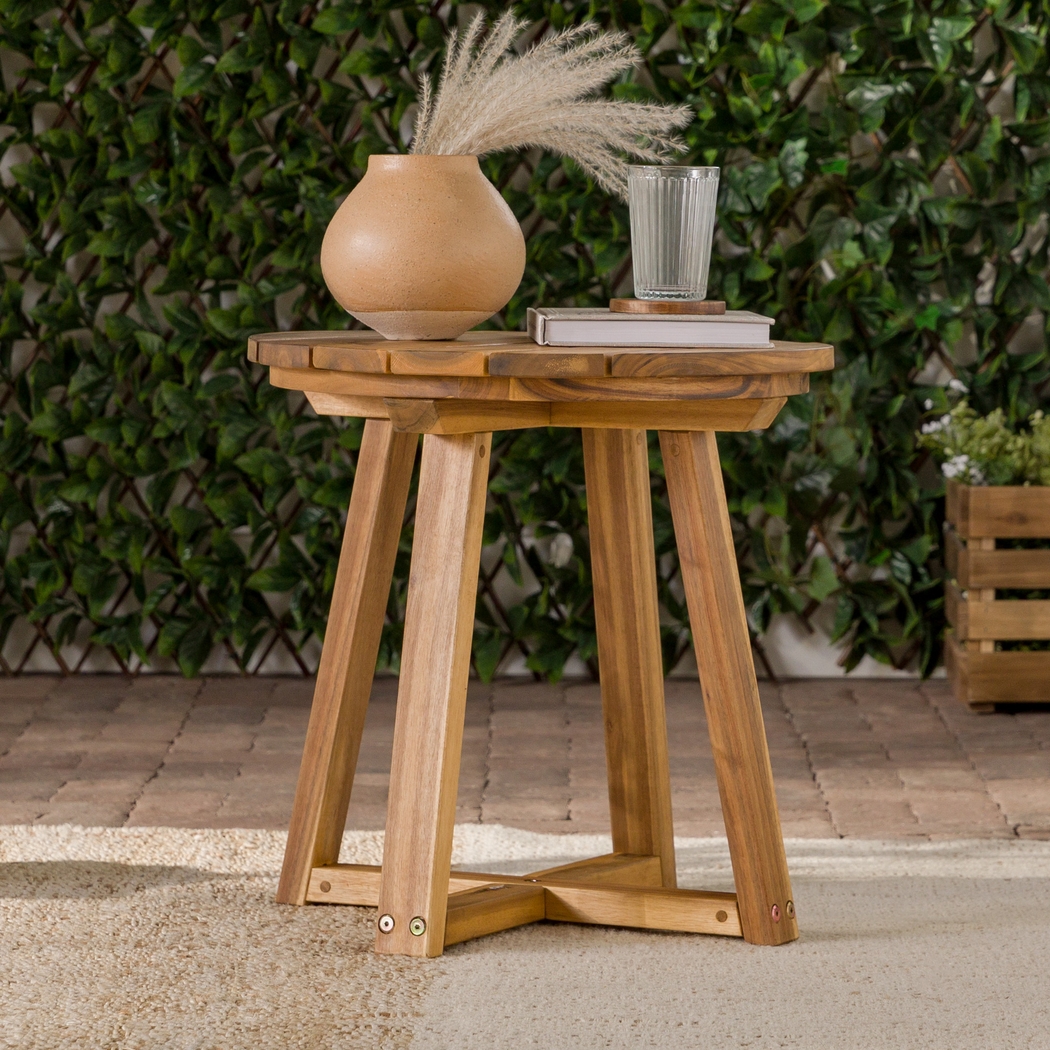 Outdoor Arborhazy Natural End Table - Thumbnail - Image 3