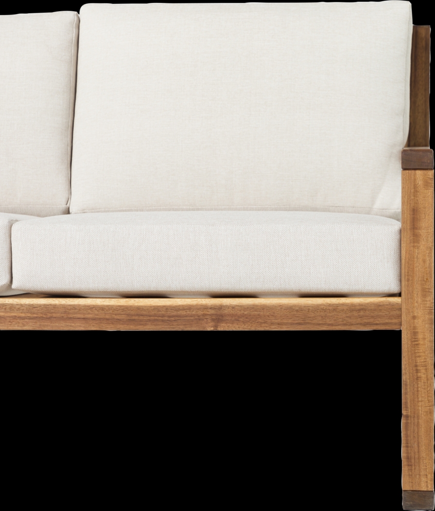 Outdoor Arborhazy Natural Loveseat - Thumbnail - Image 5