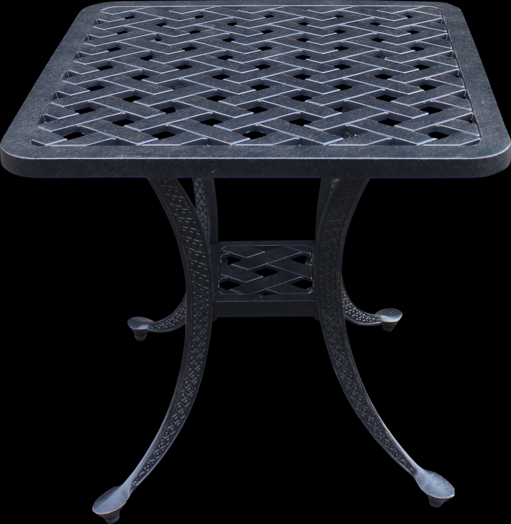 Outdoor Arignon Bronze End Table - Thumbnail - Image 2