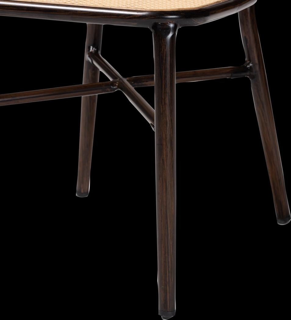 Outdoor Atniael Brown Side Chair, Set of 2 - Thumbnail - Image 7