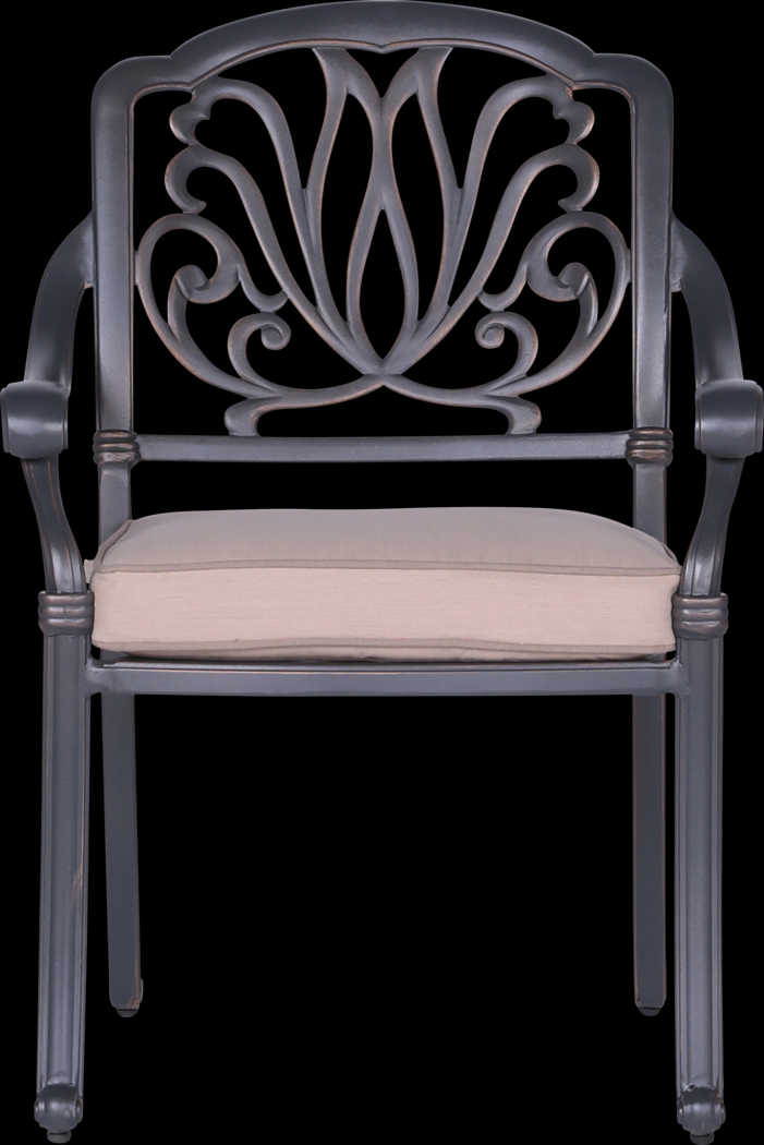 Outdoor Aurorette I Beige Chair, Set of 2 - Thumbnail - Image 2