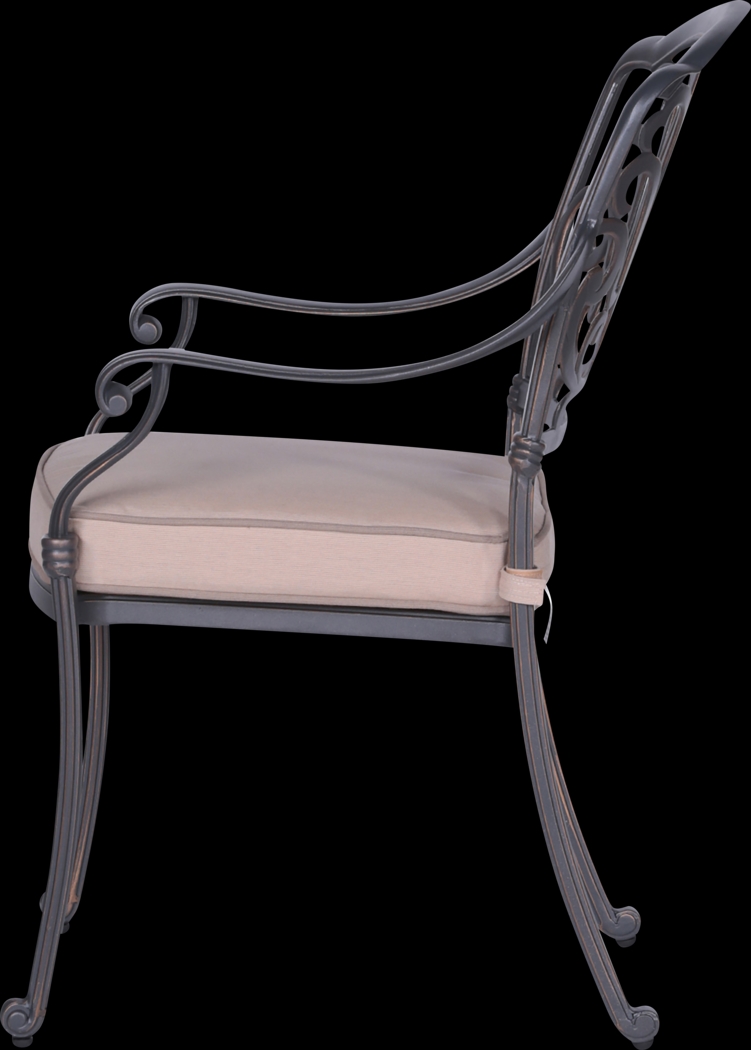 Outdoor Aurorette I Beige Chair, Set of 2 - Thumbnail - Image 3