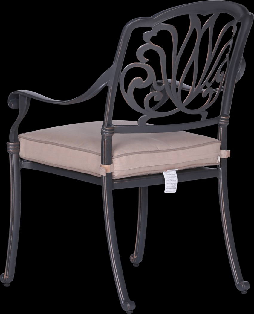 Outdoor Aurorette I Beige Chair, Set of 2 - Thumbnail - Image 4